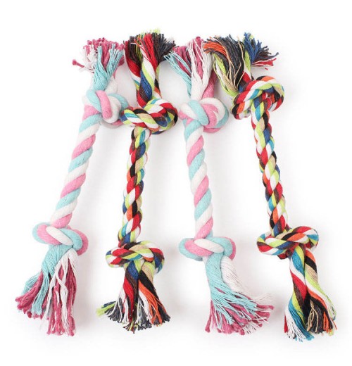 Pet Toys Cotton Rope Double Bone Knot Cotton Rope Molar Dog Chew Toy Pet Toys Cotton Rope Double Bone Knot Cotton Rope Molar Dog Chew Toy