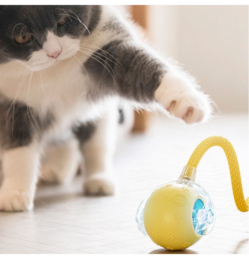 ZMaker New Smart Interactive Cat Toys Ball Automatic Moving Cat Rolling Ball Toy Bird Chirping Cat Rotating Ball Toy ZMaker New Smart Interactive Cat Toys Ball Automatic Moving Cat Rolling Ball Toy Bird Chirping Cat Rotating Ball Toy